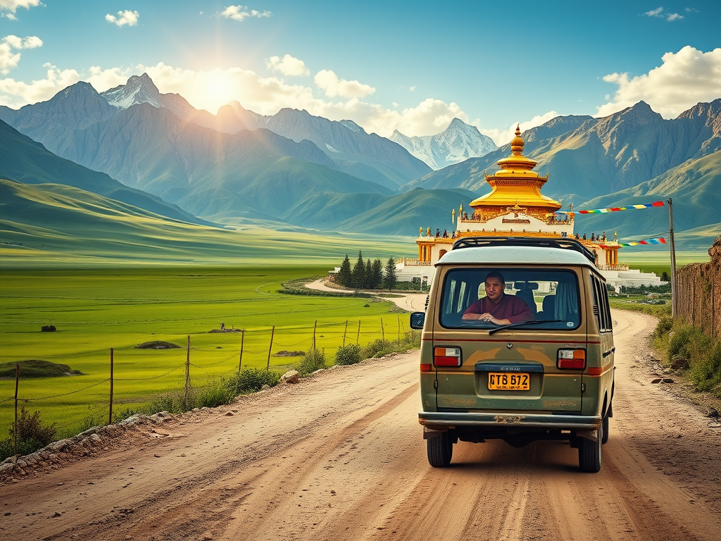 La route de&nbsp;Dergué